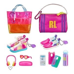 NWT-REAL LITTLES-MICRO SNEAKERS & HANDBAGS
